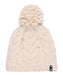 ROXY ウィメンズ WINTER BEANIE ケーブル編みビーニー ポンポン 【25-26SNOWモデル】 WCF0 / F