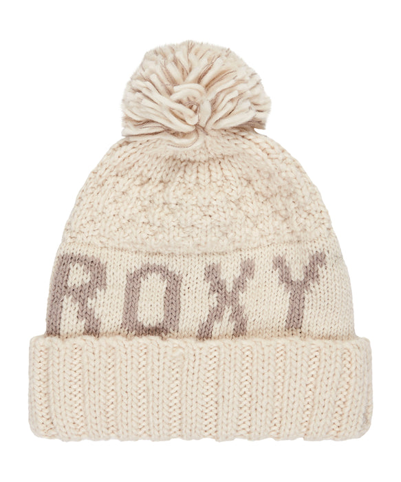 ROXY ウィメンズ TONIC BEANIE ビーニー ジャガードROXYロゴ 【25-26SNOWモデル】 WCF0 / F