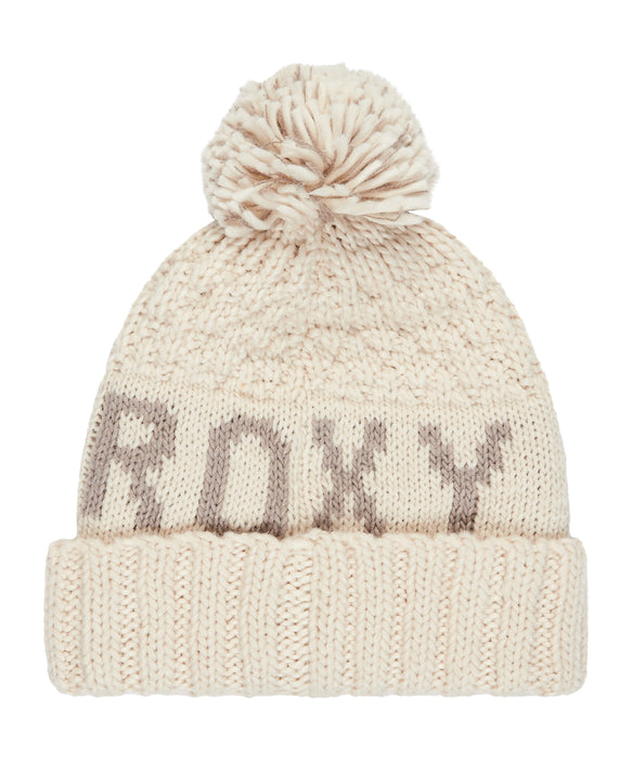 ROXY ウィメンズ TONIC BEANIE ビーニー ジャガードROXYロゴ 【25-26SNOWモデル】 WCF0 / F