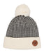 ROXY ウィメンズ ICEVALLEY BEANIE ビーニー 千鳥格子 ポンポン【25-26SNOWモデル】 KVJ0 / F