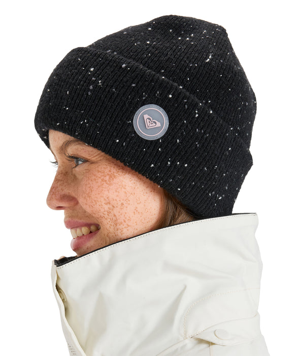 ROXY ウィメンズ FROZENLAKE BEANIE ビーニー ハイゲージ 保温 ウール