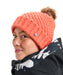 ROXY ウィメンズ BLIZZARD BEANIE ビーニー フリースライナー付き 保湿 ポンポン【25-26SNOWモデル】 NKN0 / F