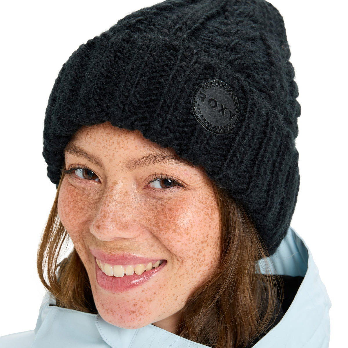 ROXY ウィメンズ TRAM BEANIE ケーブルニットビーニー 【25-26SNOWモデル】