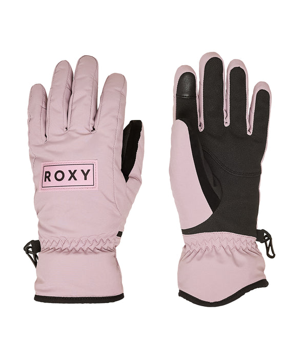 ROXY ウィメンズ FRESHFIELD GLOVES スノーグローブ 手袋 タッチパネル対応 アジャスター付き 【25-26SNOWモデル】 PJQ0 / S
