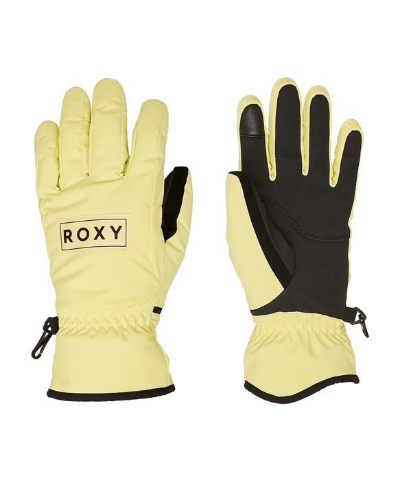 ROXY ウィメンズ FRESHFIELD GLOVES スノーグローブ 手袋 タッチパネル対応 アジャスター付き 【25-26SNOWモデル】 YFK0 / S