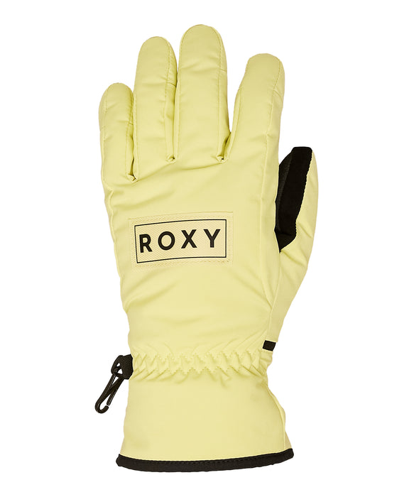ROXY ウィメンズ FRESHFIELD GLOVES スノーグローブ 手袋 タッチパネル対応 アジャスター付き 【25-26SNOWモデル】 YFK0 / S