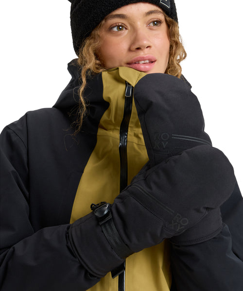 n*2様 ROXY スノーボードウェア ゴーグル 手袋付き OUTLET】ROXY ウィメンズ GORE-TEX FIZZ MITT スノーグローブ 手袋