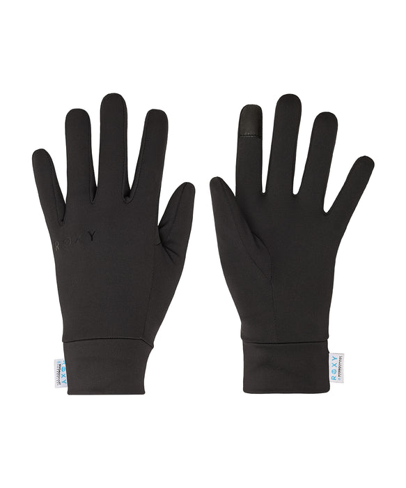ROXY ウィメンズ HYDROSMART LINER GLOVES スノーグローブ 手袋 タッチパネル対応 【25-26SNOWモデル】 KVJ0 / S