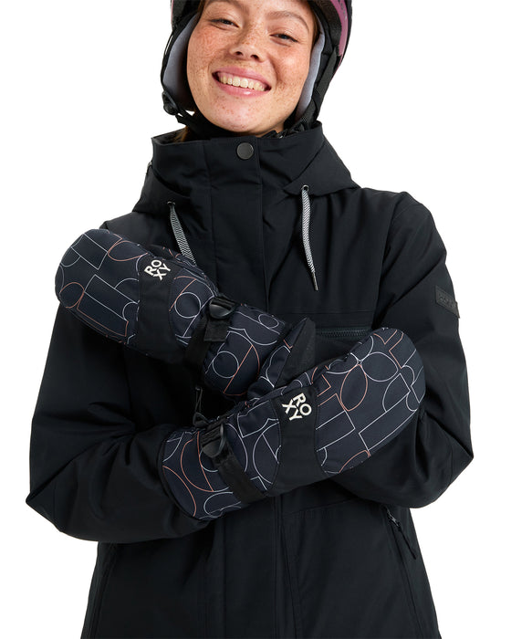 ROXY ウィメンズ ROXY JETTY MITT スノーグローブ 手袋 10000mm撥水・防水 【25-26SNOWモデル】 KVJ3 / S