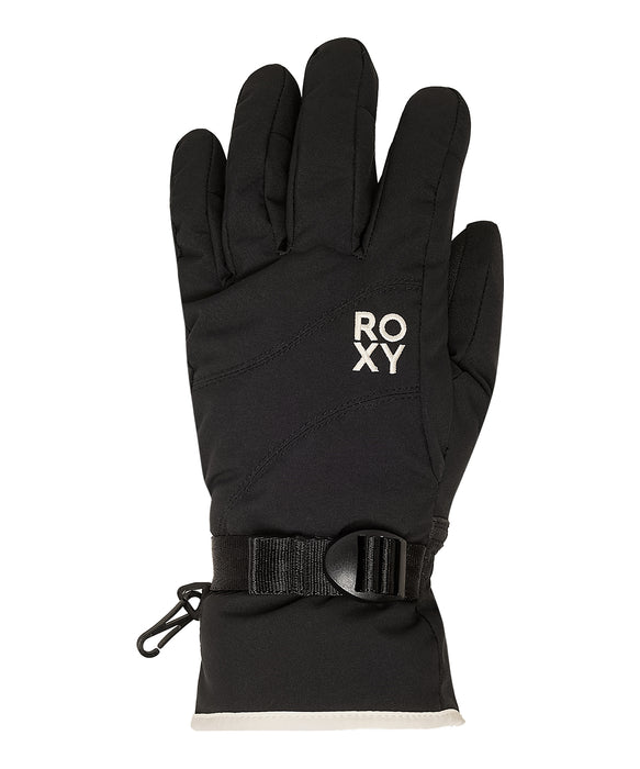 ROXY ウィメンズ ROXY JETTY SOLID GLOVES スノーグローブ 手袋 10000mm撥水・防水 タッチパネル対応 【25-26SNOWモデル】 KVJ0 / S