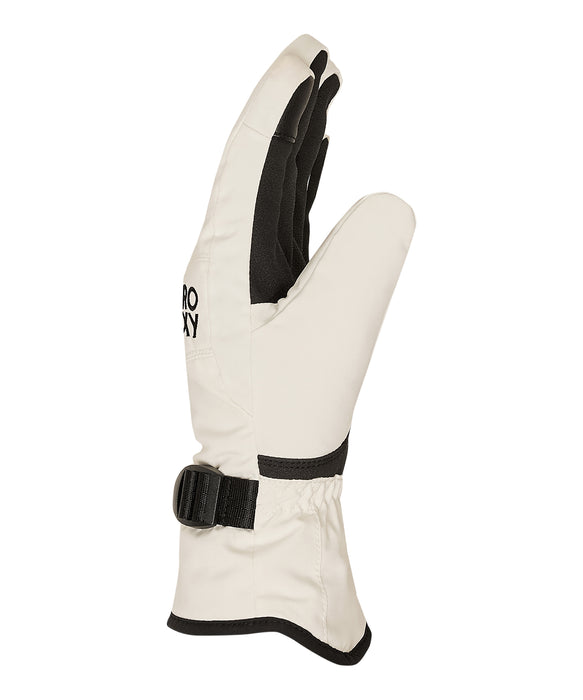 ROXY ウィメンズ ROXY JETTY SOLID GLOVES スノーグローブ 手袋 10000mm撥水・防水 タッチパネル対応 【25-26SNOWモデル】 WCF0 / S