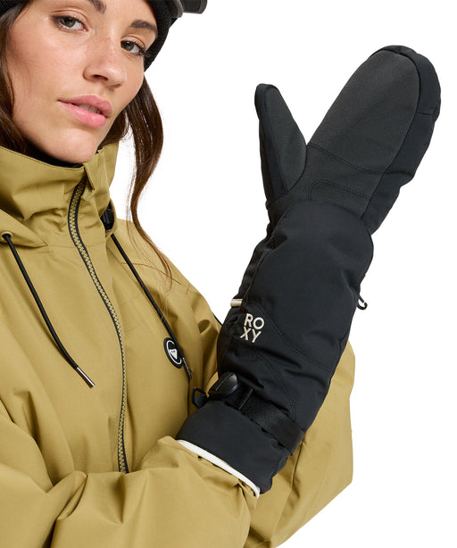 ROXY ウィメンズ ROXY JETTY SOLID MITT スノーグローブ 手袋 10000mm