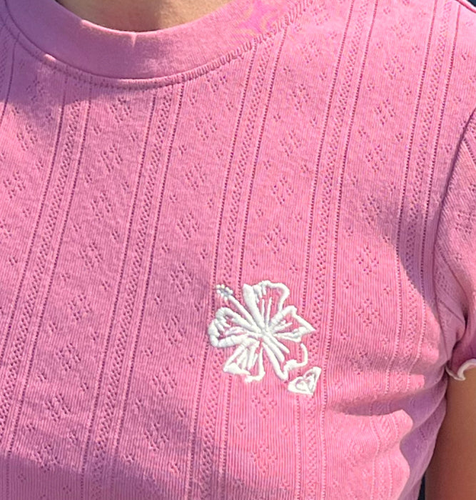 【OUTLET】【オンラインストア・直営店限定】Roxy POINTELLE BABY T ウィメンズ トップス