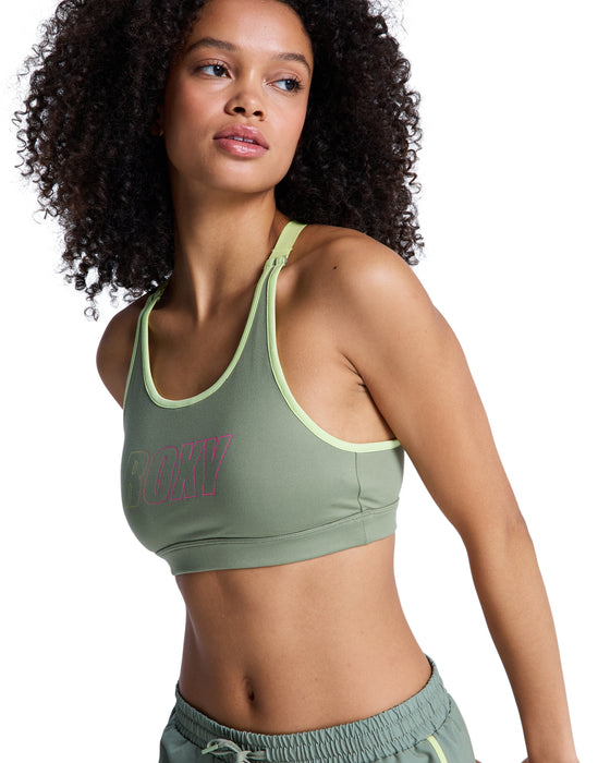 ROXY ウィメンズ FITNESS EVERYDAY FLOW BRA ブラトップ 【2026年春夏モデル】 GLD0 / L