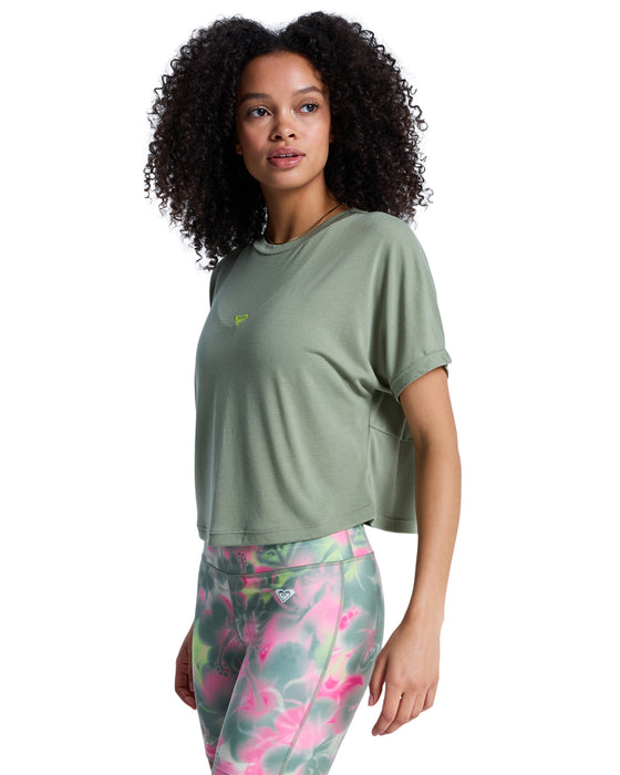 ROXY ウィメンズ FITNESS RISE & VIBE CROSSED  その他トップス 【2026年春夏モデル】 GLD0 / M