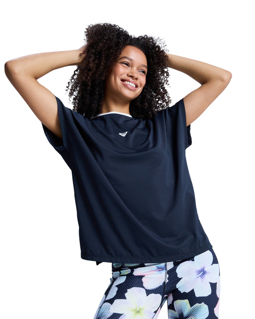 ROXY ウィメンズ FITNESS MOVE FREE TEE 2 Tシャツ 【2026年春夏モデル】 KVJ0 / M
