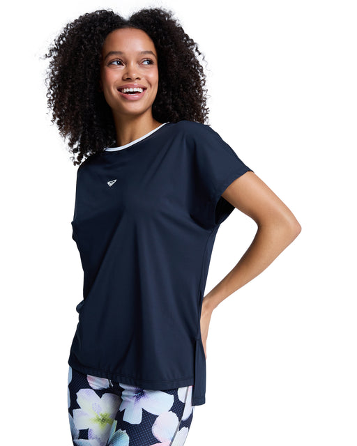 ROXY ウィメンズ FITNESS MOVE FREE TEE 2 Tシャツ 【2026年春夏モデル】 KVJ0 / M