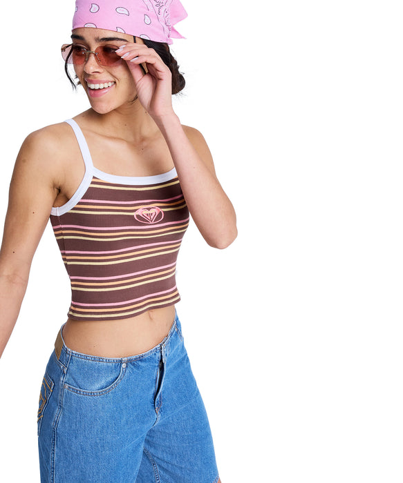 ROXY ウィメンズ WHATEVER FOREVER CROPPED CAMI セーター 【2026年春夏モデル】 CRR0 / M