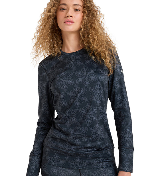 ROXY ウィメンズ DAYBREAK BRUSHED TOP スノー ベースレイヤー