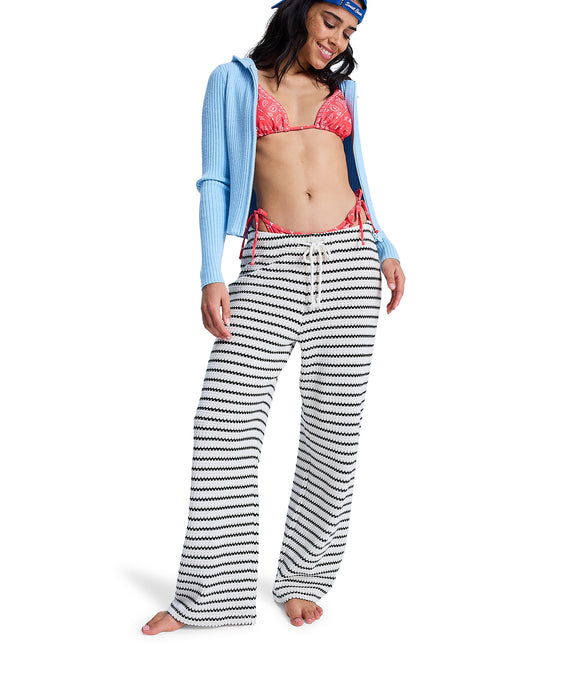 ROXY PALMA DE PLAYA PANT ニットフレア パンツ 【2026年春夏モデル】