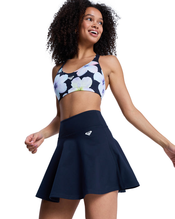 ROXY ウィメンズ FITNESS HEART INTO IT SKIRT ショーツ付きスカート
