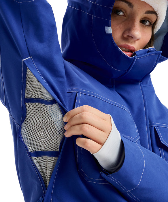 ROXY ウィメンズ CHLOE KIM JK スノージャケット クロエ・キムシグネチャー 丈長め 【25-26SNOWモデル】 PPM0 / XS