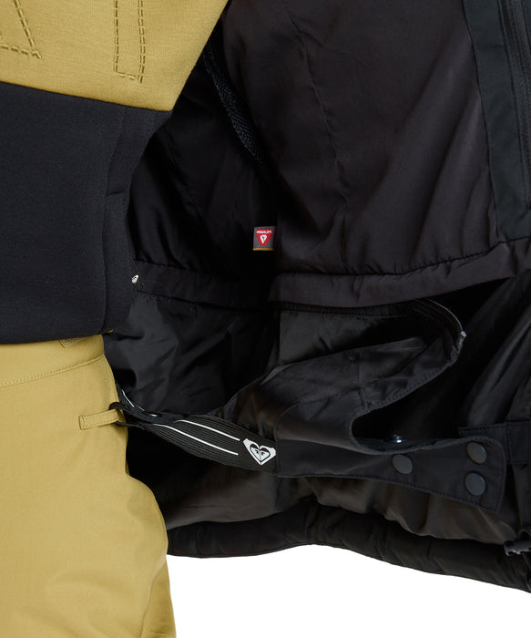 ROXY ウィメンズ ALOFTED PUFFY JK スノージャケット 軽量・保温 大きめフード【25-26SNOWモデル】 KVJ0 / XS