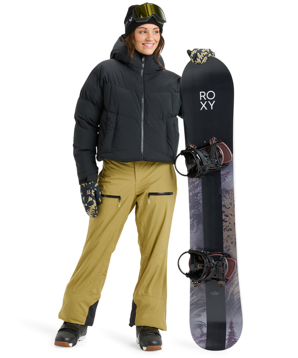 ROXY ウィメンズ ALOFTED PUFFY JK スノージャケット 軽量・保温 大きめフード【25-26SNOWモデル】 KVJ0 / XS