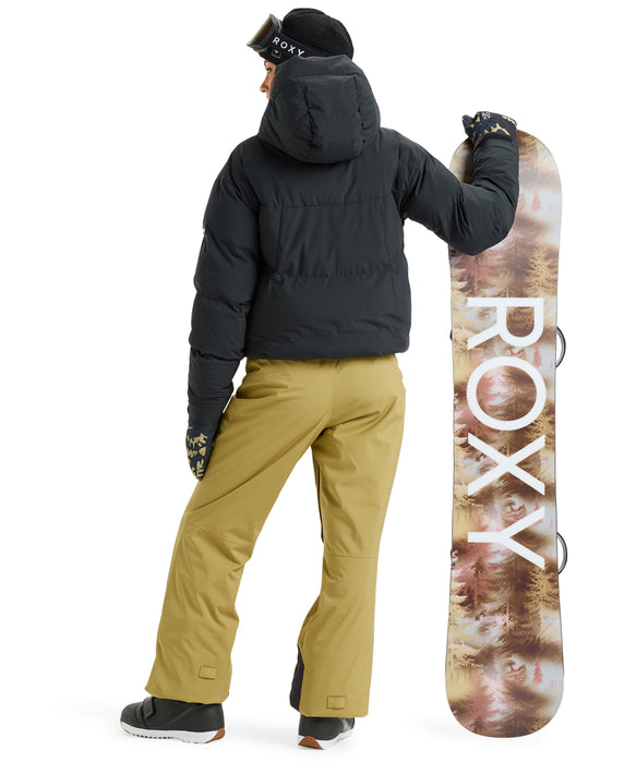 ROXY ウィメンズ ALOFTED PUFFY JK スノージャケット 軽量・保温 大きめフード【25-26SNOWモデル】 KVJ0 / XS