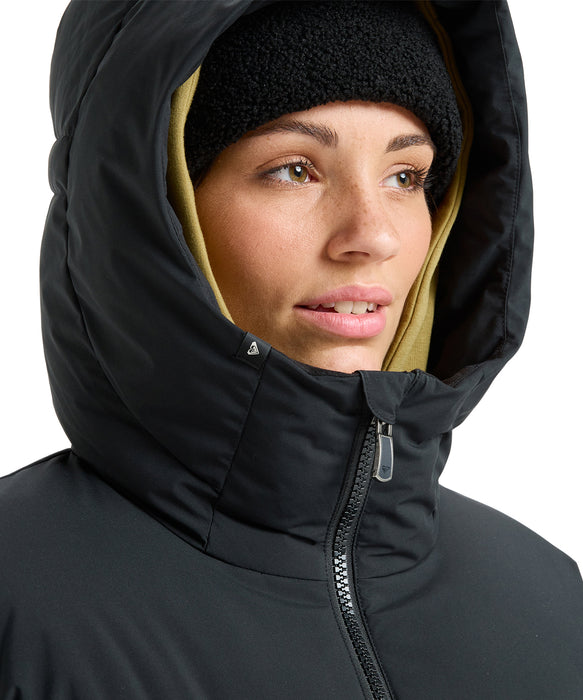 ROXY ウィメンズ ALOFTED PUFFY JK スノージャケット 軽量・保温 大きめフード【25-26SNOWモデル】 KVJ0 / XS