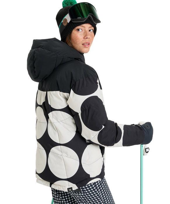 ROXY ウィメンズ ALOFTED PUFFY JK スノージャケット 軽量・保温 大きめフード【25-26SNOWモデル】 KVJ4 / XS