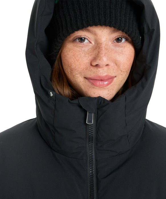 ROXY ウィメンズ ALOFTED PUFFY JK スノージャケット 軽量・保温 大きめフード【25-26SNOWモデル】 KVJ4 / XS