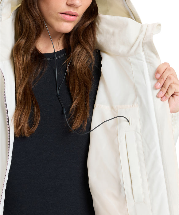 ROXY ウィメンズ LANDSCAPE JK スノージャケット リラックスフィット 裾幅調節 丈長め【25-26SNOWモデル】 WCF0 / XS