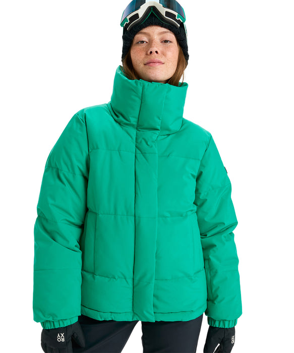 ROXY ウィメンズ SNOW WINTER REBEL JK スノージャケット 10000mm防水・撥水・5000g透湿 丈短め【25-26SNOWモデル】 GNW0 / XS