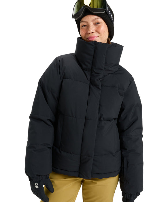 ROXY ウィメンズ SNOW WINTER REBEL JK スノージャケット 10000mm防水・撥水・5000g透湿 丈短め【25-26SNOWモデル】 KVJ0 / XS