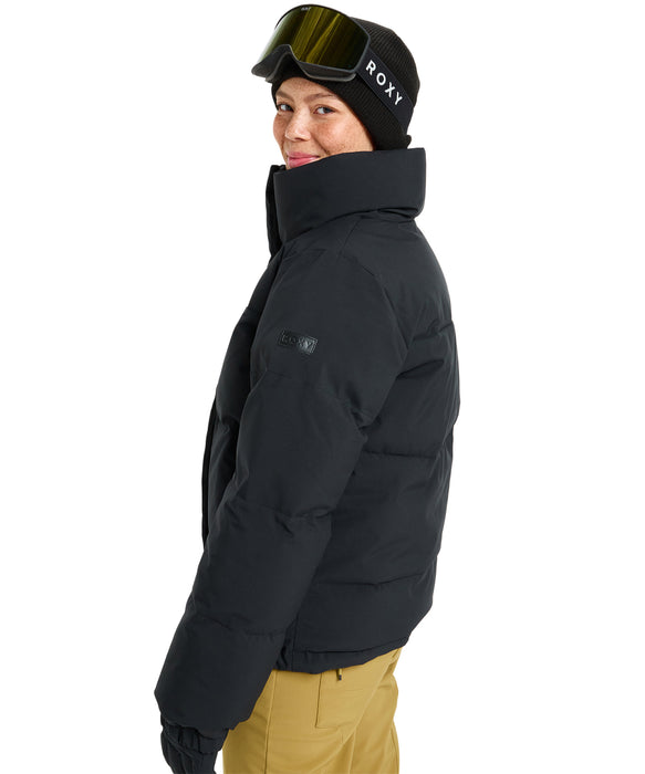 ROXY ウィメンズ SNOW WINTER REBEL JK スノージャケット 10000mm防水・撥水・5000g透湿 丈短め【25-26SNOWモデル】 KVJ0 / XS