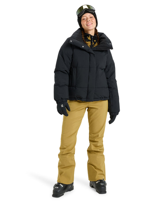 ROXY ウィメンズ SNOW WINTER REBEL JK スノージャケット 10000mm防水・撥水・5000g透湿 丈短め【25-26SNOWモデル】 KVJ0 / XS