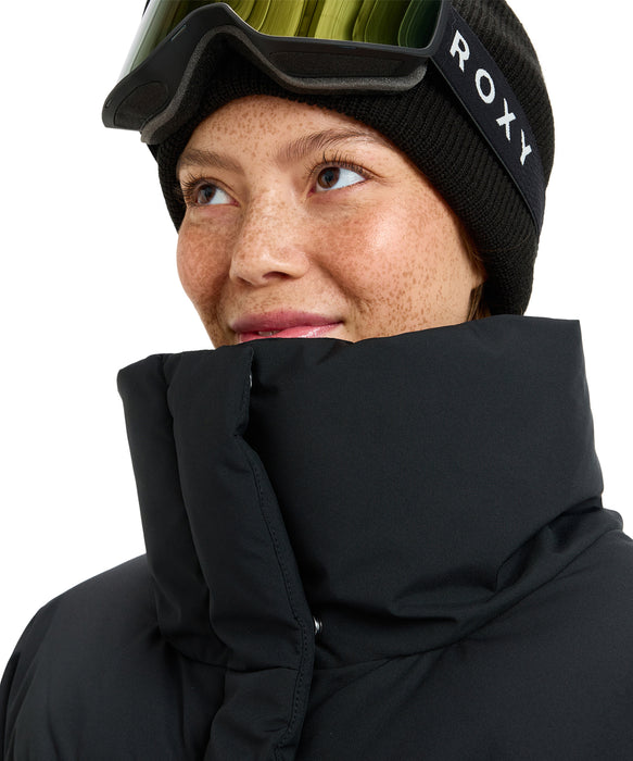 ROXY ウィメンズ SNOW WINTER REBEL JK スノージャケット 10000mm防水・撥水・5000g透湿 丈短め【25-26SNOWモデル】 KVJ0 / XS