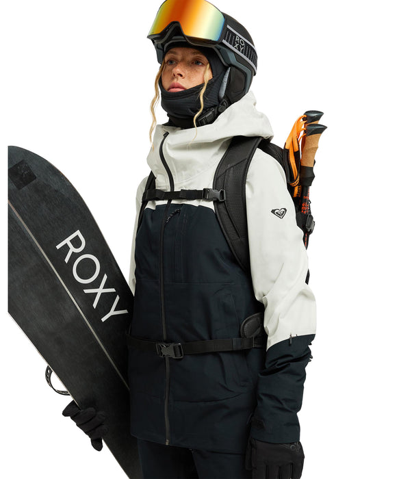 ROXY ウィメンズ GORE-TEX LUNALITE 3L JK スノージャケット 【26-27SNOWモデル】 KVJ0 / L