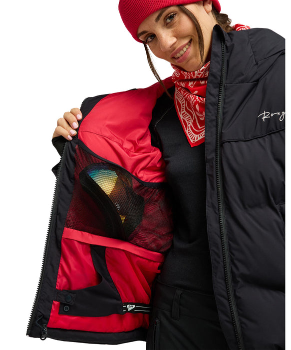 ROXY ウィメンズ 15K ALOFTED PUFFY JK スノージャケット 【26-27SNOWモデル】 KVJ0 / L