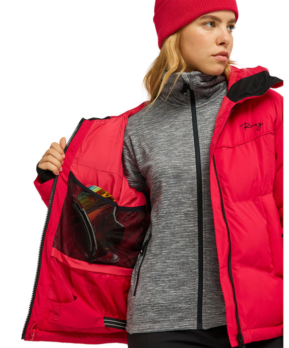 ROXY ウィメンズ 15K ALOFTED PUFFY JK スノージャケット 【26-27SNOWモデル】 MPT0 / M