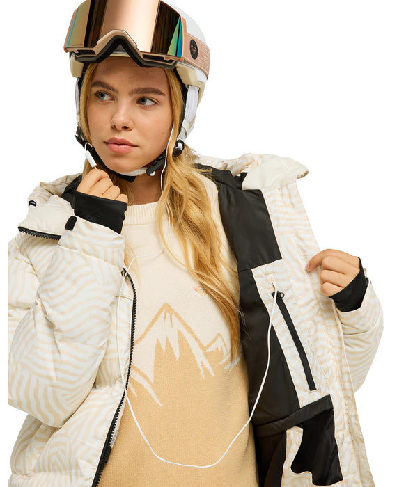 ROXY ウィメンズ 15K ALOFTED PUFFY JK スノージャケット 【26-27SNOWモデル】 TFE6 / M