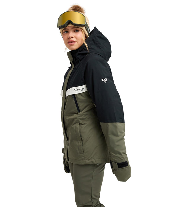 ROXY ウィメンズ 15K GLACIAL GRACE JK スノージャケット 【26-27SNOWモデル】 GQM0 / L