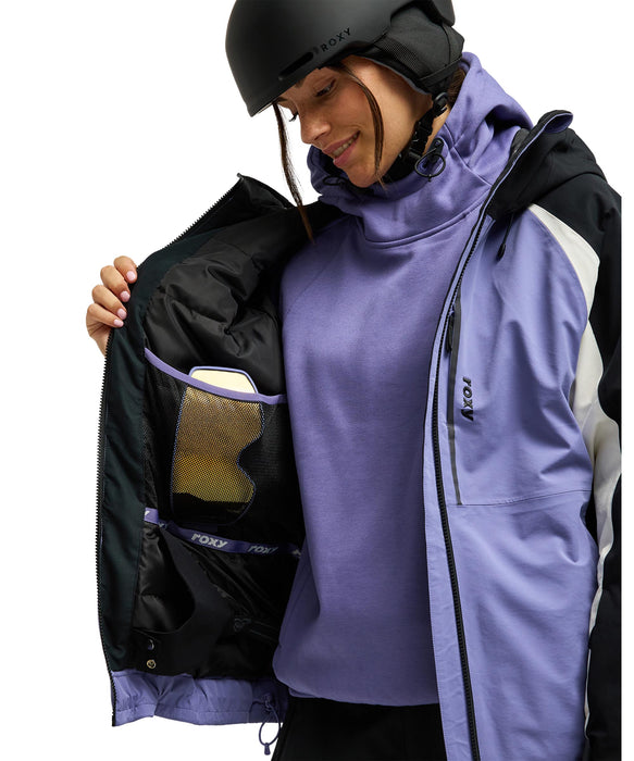 ROXY ウィメンズ 20K CRYSTAL CLEAR JK スノージャケット 【26-27SNOWモデル】 KVJ0 / L