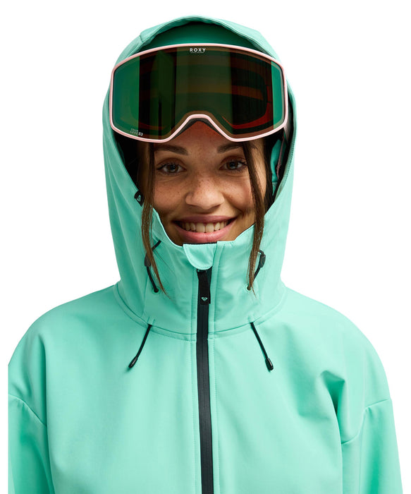 ROXY ウィメンズ FROSTBLISS SOFTSHELL OVERHEAD スノージャケット 【26-27SNOWモデル】 GFB0 / L