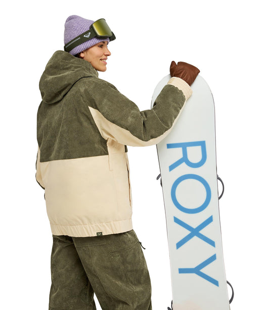 ROXY ウィメンズ 10K CRYSTAL CLEAR CORD JK スノージャケット 【26-27SNOWモデル】 GQM0 / L