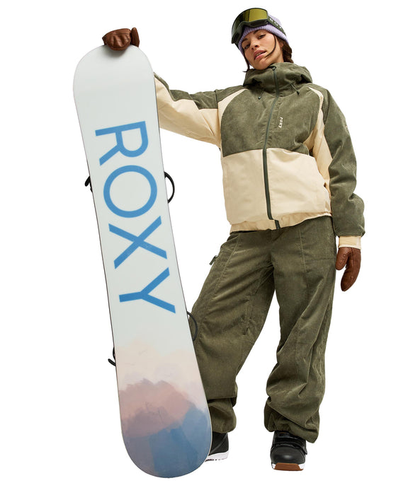 ROXY ウィメンズ 10K CRYSTAL CLEAR CORD JK スノージャケット 【26-27SNOWモデル】 GQM0 / L