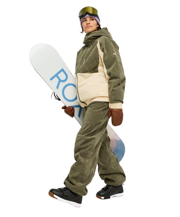 ROXY ウィメンズ 10K CRYSTAL CLEAR CORD JK スノージャケット 【26-27SNOWモデル】 GQM0 / L