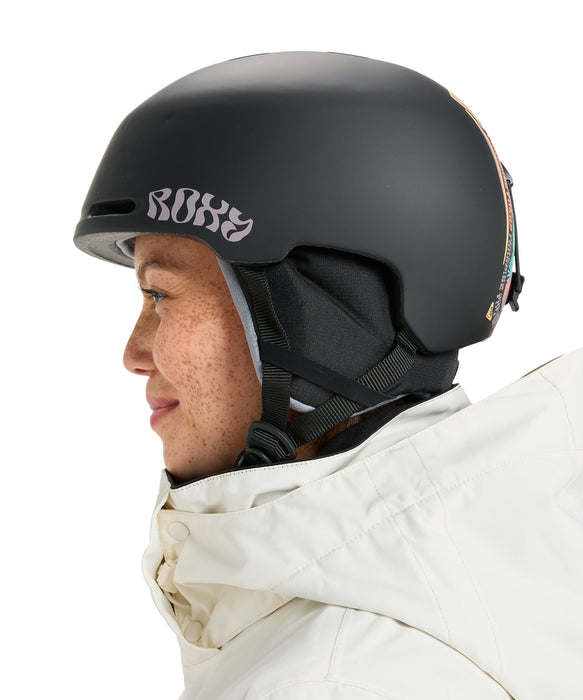 ROXY ウィメンズ KASHMIR スノー ヘルメット 軽量 保温 【25-26SNOW