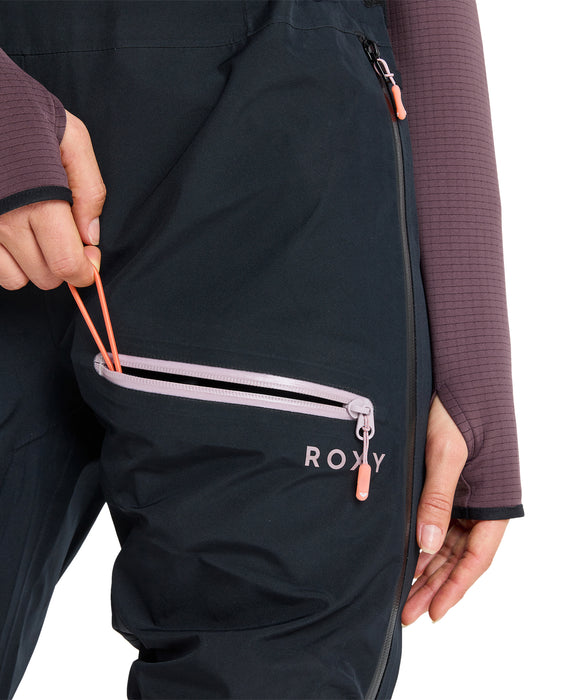 ROXY ウィメンズ GORE-TEX LUNALITE 3L BIB PT ビブパンツ つなぎ